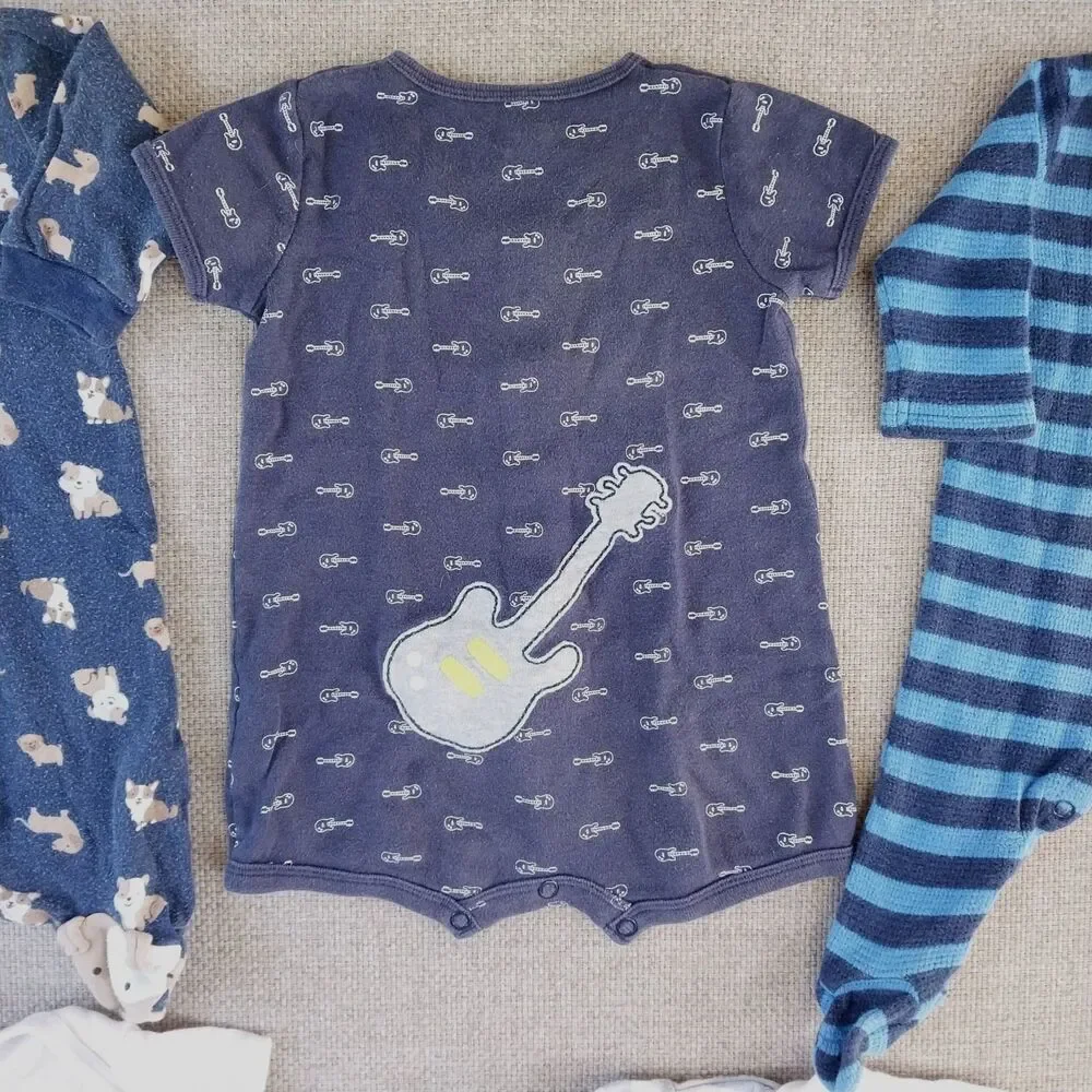 Baby Infant Boy Clothing Bundle Bodysuit Variety Of Colors 12 Pieces Newborn #10